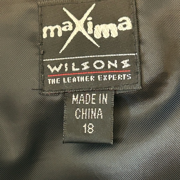 Wilsons Leather Dark Straight Leg Trousers - Picture 7 of 10